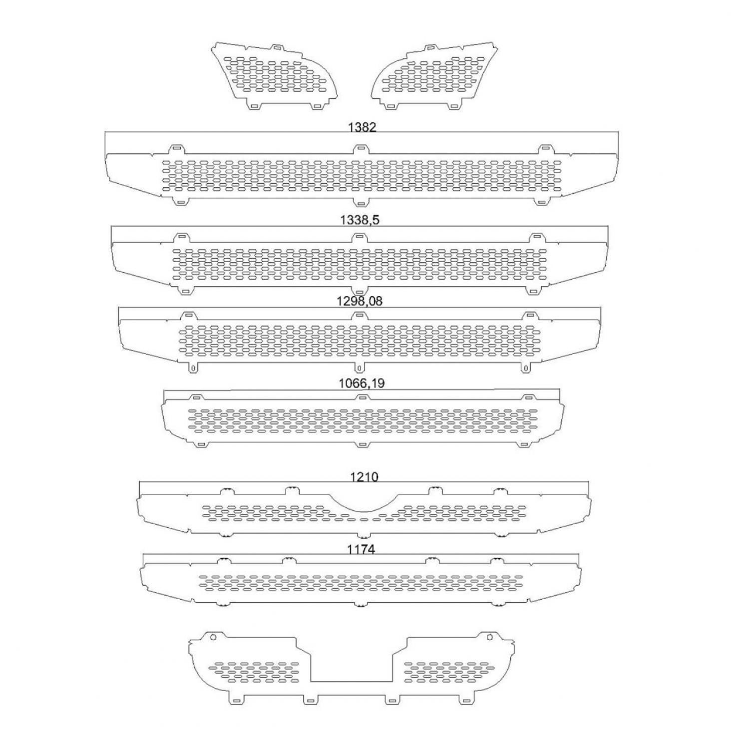 Scania R400-R440 DAR PANJUR KROMU SENSORSÜZ