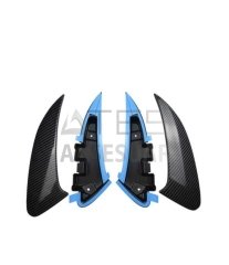 MERCEDES W118 CLA 2019+ ARKA TAMPON BIÇAKLARI - 2 PARÇA - KARBON