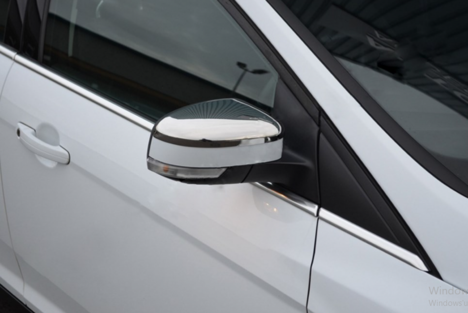 Ford Focus Ayna Kapağı 2 Parça Paslanmaz Çelik 2012>