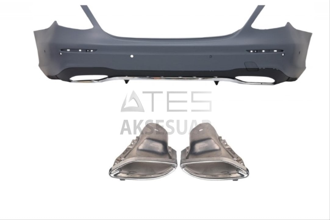 MERCEDES W213 E SERİSİ OEM AMG ARKA TAMPON&EGZOZ