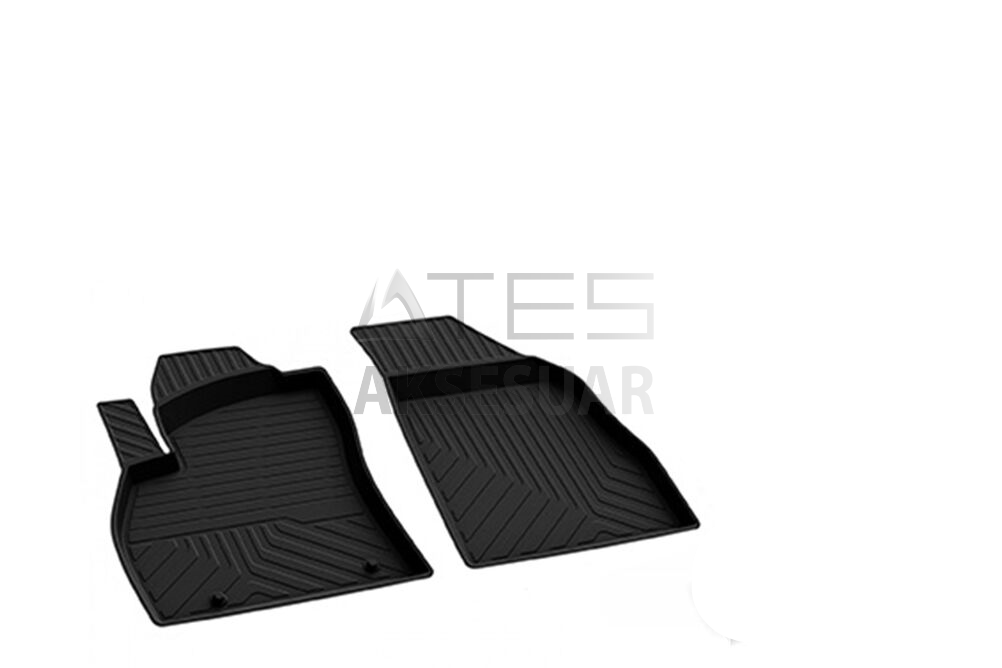 Peugeot Bipper 4D Paspas Siyah Ön 2 Parça 2008 ve Sonrası