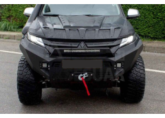 Mitsubishi L200 Dakar Ön Tampon Siyah Sensörlü Ledbarlı Karter Koruma 2019 ve Sonrası