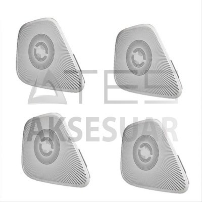 MERCEDES W118 CLA 2020+ BURMESTER KAPI HOPARLÖR KAPLAMA - 4 PARÇA