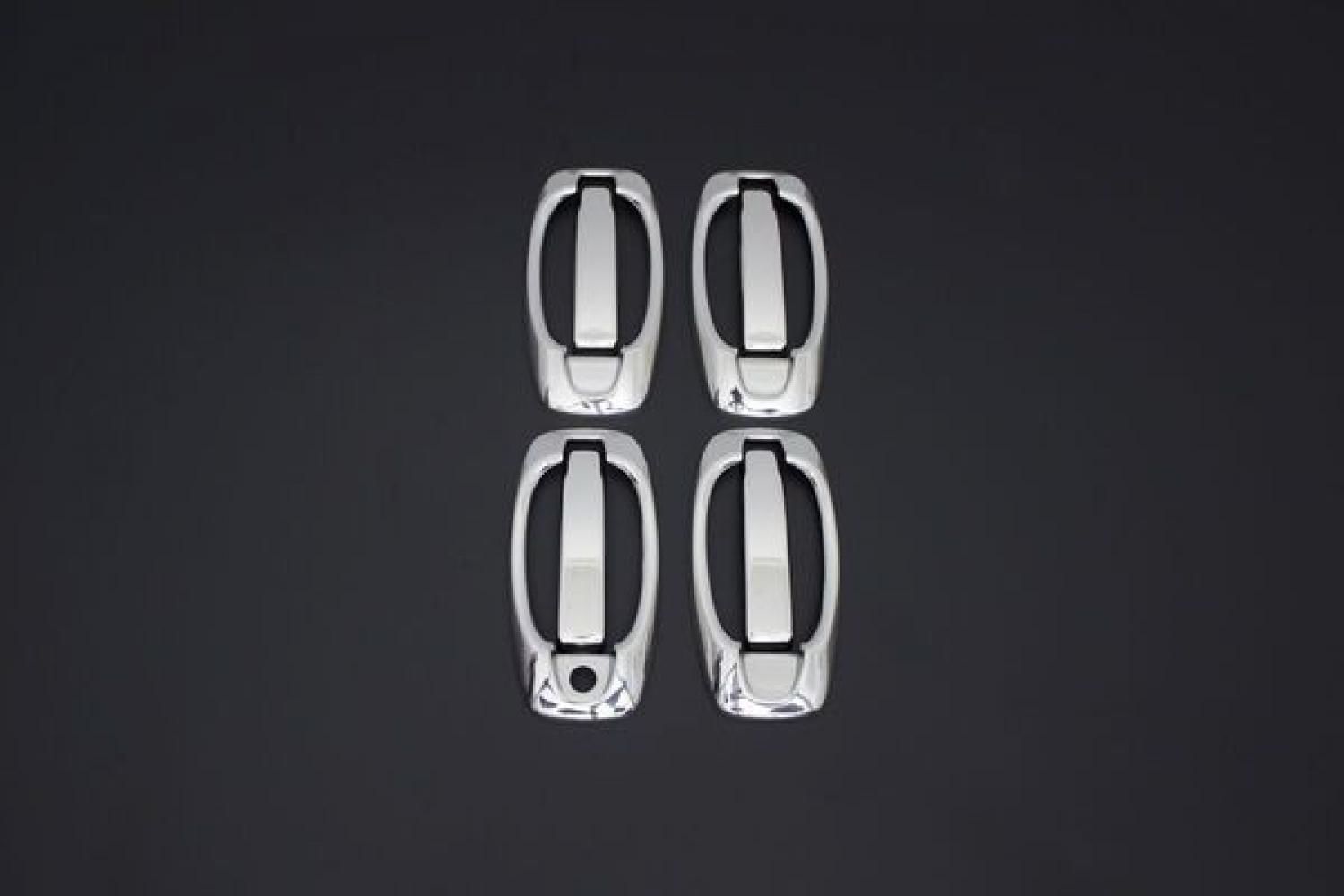 Citroen Nemo 2007- Kapı Kolu Kapı Kolu 4 Kapı 8 Parça Paslanmaz Çelik (Set)