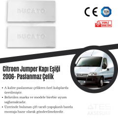 Citroen Jumper 2006 Kapı Eşiği Paslanmaz Çelik