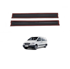 Mercedes Vito W639 Kapı Eşiği Koruma Abs Mat Siyah 2 P