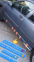 Renault Clio 2 Sedan Düz Marşpiyel