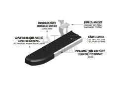 Hyundai Bayon Nevada Yan Basamak Alüminyum 2021 ve Sonrası