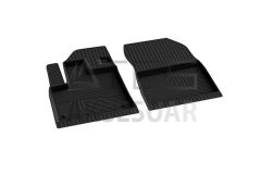 Peugeot Partner 3 4D Havuzlu Paspas Siyah Ön 2 Parça 2019 ve Sonrası