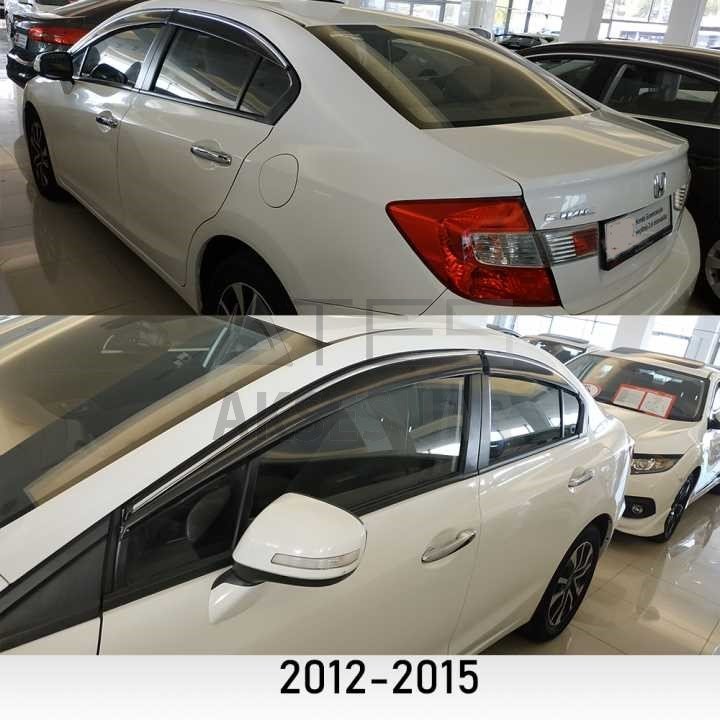 HONDA CIVIC FB7 2012-2015 CAM RÜZGARLIGI KROM (ÇITALI)