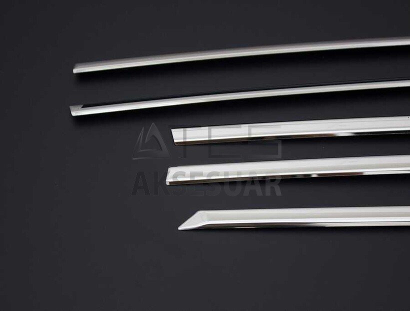 Peugeot 2008 Krom Cam Çıtası 6 Parça 2019 ve Sonrası