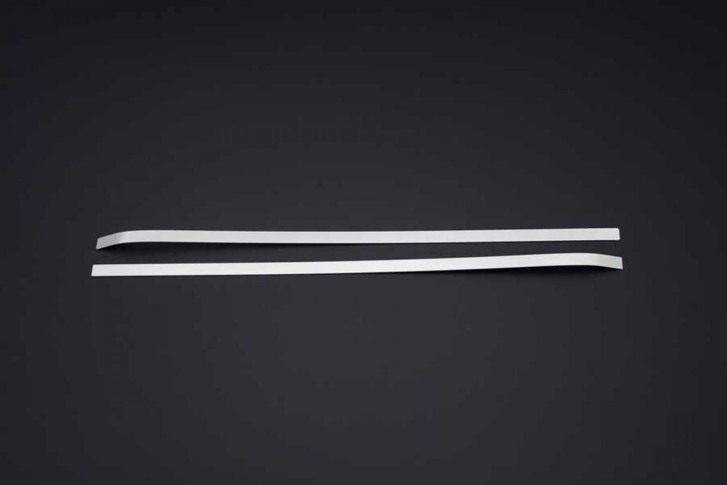 Fiat Mini Sürgülü Kapı Çıtası 2 Parça Paslanmaz Çelik 2007-