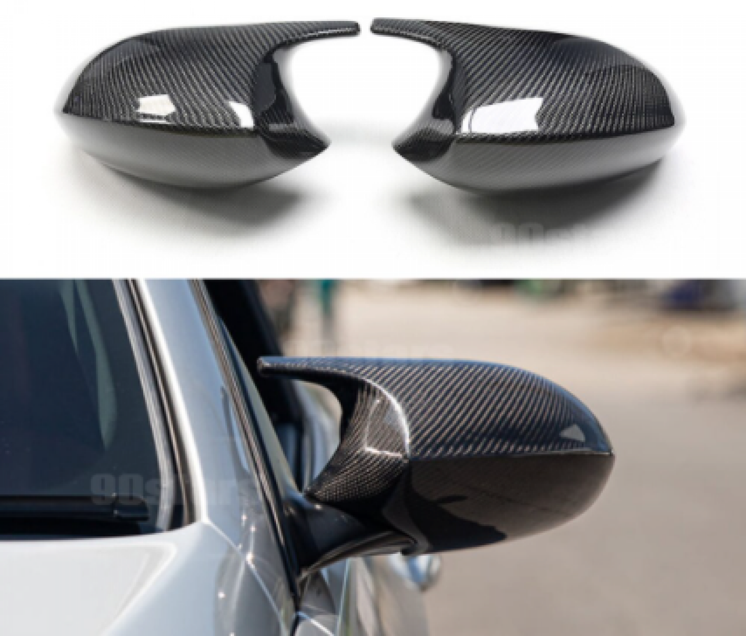 Bmw 3 Serisi Ayna Kapağı 2 Parça Karbon 2006/02-2011/12