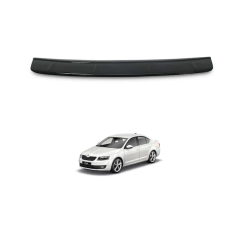 Skoda Octavia Arka Tampon Eşiği Koruma Akrilik Abs Parlak Siyah