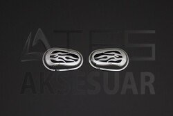 Peugeot Bipper Krom Sinyal Çerçevesi 2 Parça ABS 2008 ve Sonrası