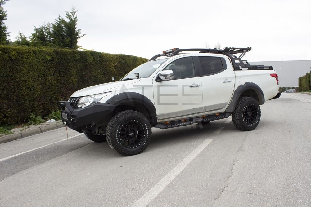 Mitsubishi L200 Dakar Ön Tampon Sensörsüz Ledbarlı Karter Koruma 2015-2019 Arası
