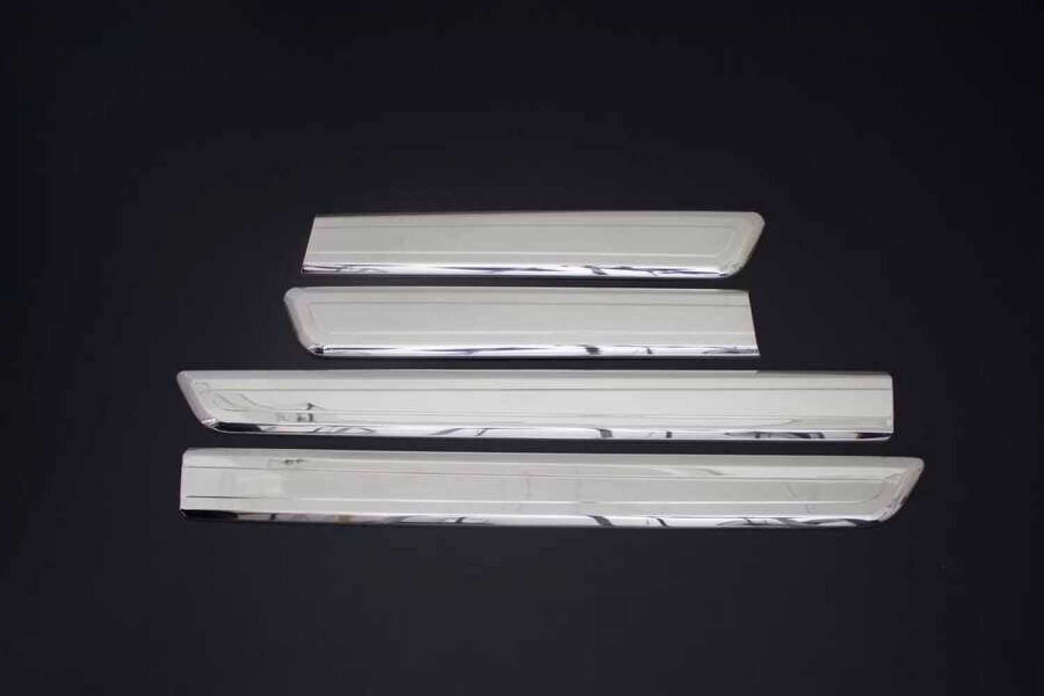 Fiat Mini Yan Kapı Çıtası 4 Parça Paslanmaz Çelik 2007-2015