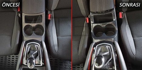 NISSAN QASHQAI 2014-2020 ORTA BOLME KAPLAMA - CARBON