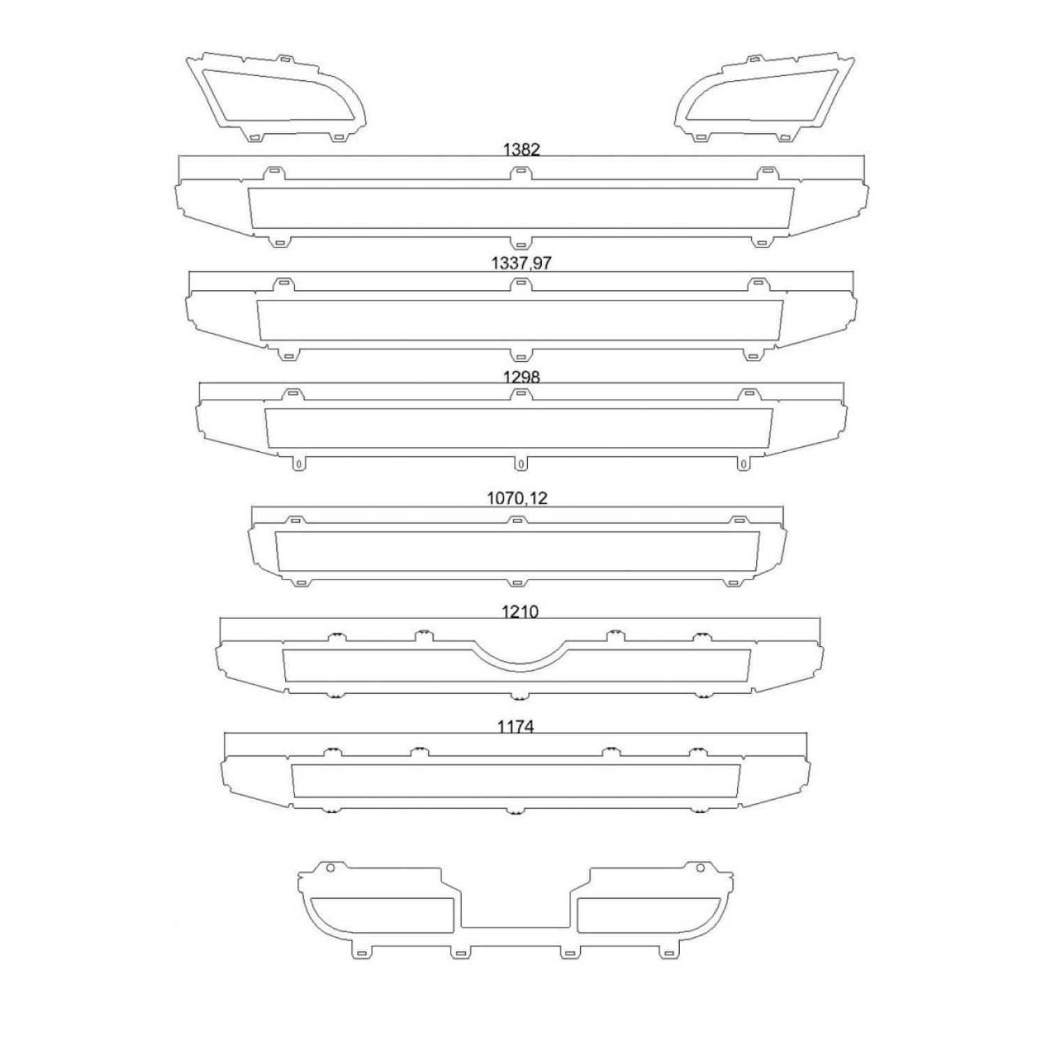 Scania R500 GENİŞ PANJUR ETRAFI KROMU SENSÖRLÜ