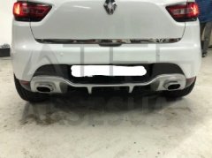 Renault Clio 4 Arka Difüzör Egzos Görünüm
