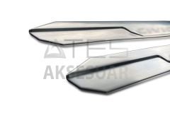 Honda Civic FB7 Krom Kapı Eşiği 4 Parça Taşlı 2012-2016 Arası