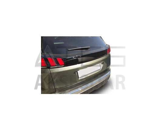 Peugeot 3008 Krom Bagaj Çıtası (Plaka Üstü) 2016 ve Sonrası