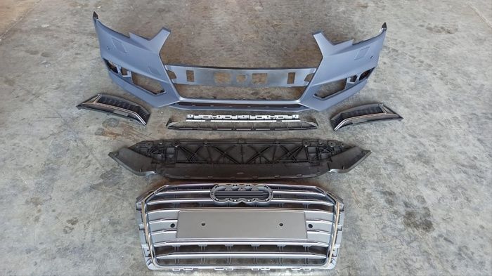 A4 2016-2019 IÇIN UYUMLU S4 ÖN TAMPON PANJUR SETI