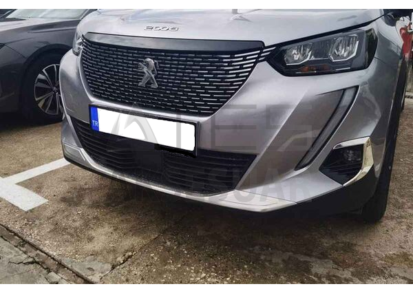 Peugeot 2008 Krom Ön Tampon Ucu Taşlı 2019 ve Sonrası
