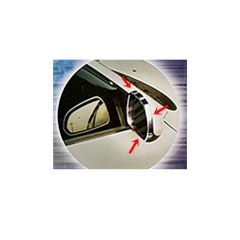 REXTON DİKİZ AYNA KROM ÇERÇEVESİ 2005-2011