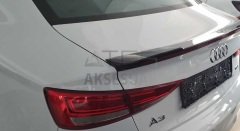 AUDI A3 SEDAN (2013-2019) LED SPOILER PIANO BLACK (PARLAK SIYAH)