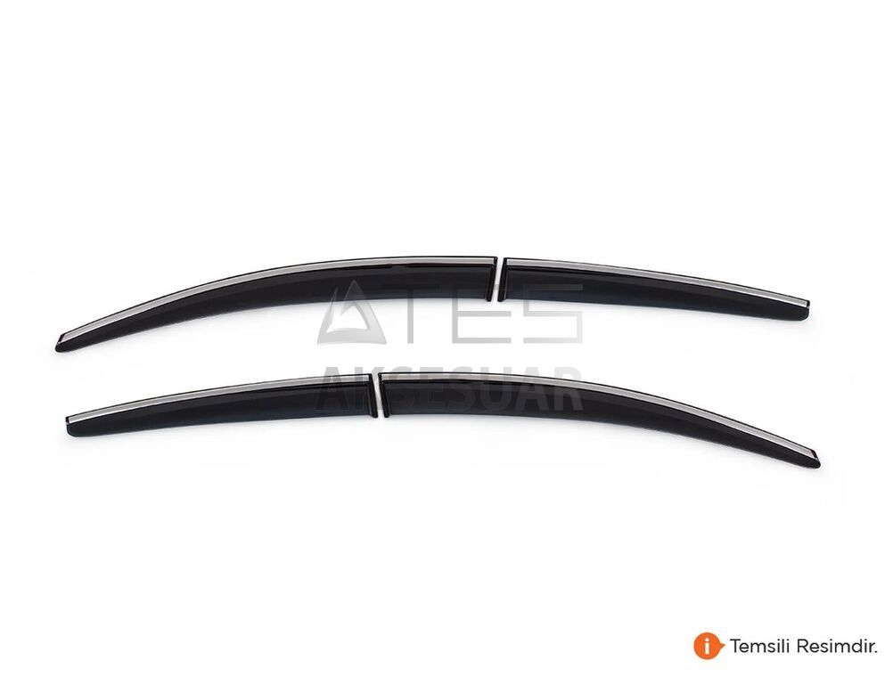 Honda Civic FB7 Cam Rüzgarlığı Kromlu 4 Parça 2012-2016 Arası