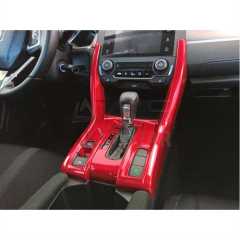 HONDA CIVIC FC5 2016-2020 YENI STIL VITES KONSOL KAPLAMA- KIRMIZI