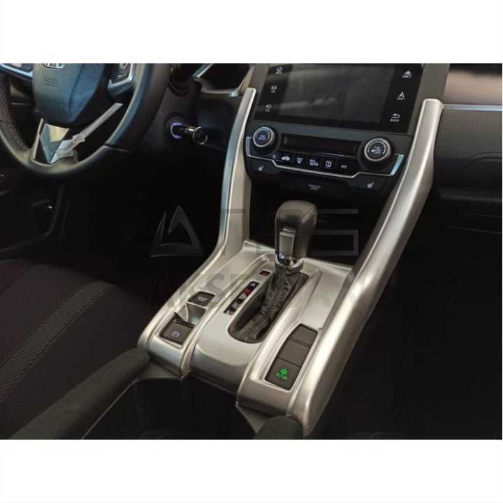 HONDA CIVIC FC5 2016-2020 YENI STIL VITES KONSOL KAPLAMA- SILVER