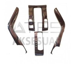 HONDA CIVIC FC5 2016-2020 VITES KONSOL KAPLAMA FULL SET - PIANO BLACK