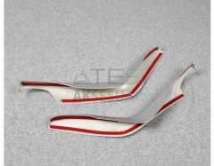 HONDA CIVIC FC5 2016-2020 VITES KONSOL ÇITA KAPLAMA- SILVER (2 PARÇA - SADECE DİREKLER)