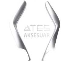 HONDA CIVIC FC5 2016-2020 VITES KONSOL ÇITA KAPLAMA- SILVER (2 PARÇA - SADECE DİREKLER)