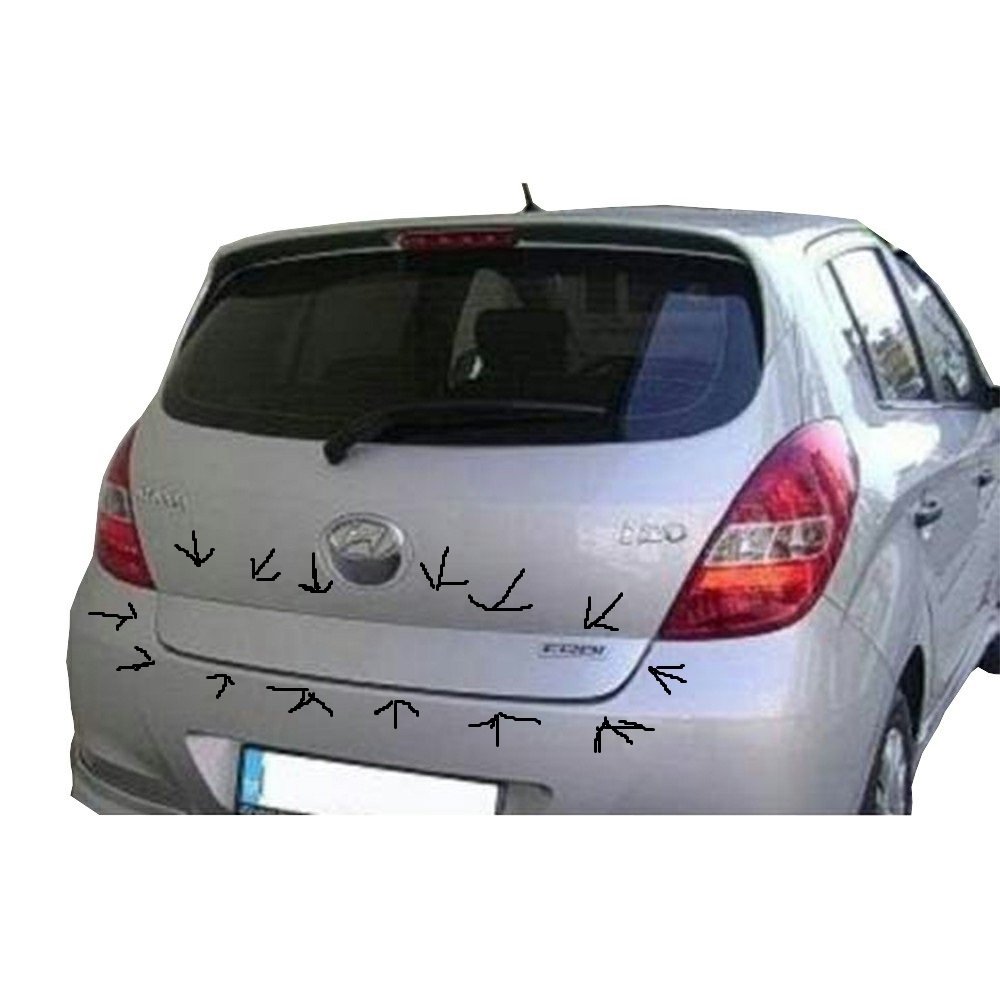 Hyundai İ20 Eski Kasa Bagaj Altı Spoiler