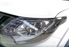 L200 2014+ IÇIN UYUMLU FAR ÇERÇEVE KAPLAMA NIKELAJ