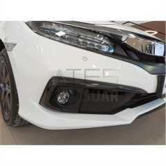 HONDA CIVIC FC5 2019-2021 ÖN SİS KAŞI KAPLAMASI KARBON (MAKYAJLI KASA)
