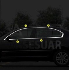 SKODA OCTAVIA 2007-2014 CAM ÇITASI NIKELAJ