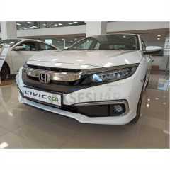 HONDA CIVIC FC5 2019-2021 ÖN SİS KAŞI KAPLAMASI NİKELAJ (MAKYAJLI KASA)