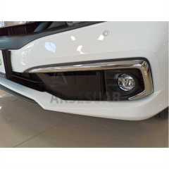 HONDA CIVIC FC5 2019-2021 ÖN SİS KAŞI KAPLAMASI NİKELAJ (MAKYAJLI KASA)