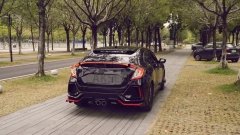 HONDA CIVIC HB FK7 LED SPOILER