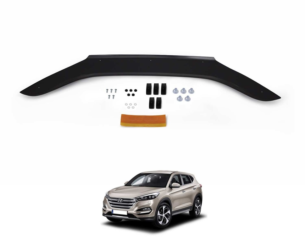 Hyundai Tucson Ön Kaput Koruma Rüzgarlık 4mm (ABS) 2016-