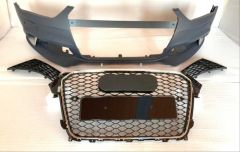 A4 2013-2015 IÇIN UYUMLU RS4 ÖN TAMPON SETI