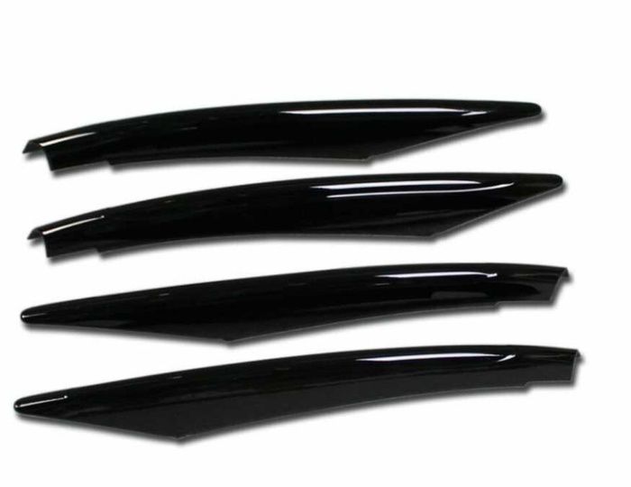 W177 A SERISI 2019+ IÇIN ÖN TAMPON BIÇAKLARI - 4 PARÇA -  PIANO BLACK