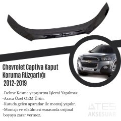 Chevrolet Captiva Kaput Koruma Rüzgarlığı 2012-2019