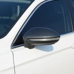 Volkswagen Passat Ayna Kapağı 2 Parça Karbon 2014>