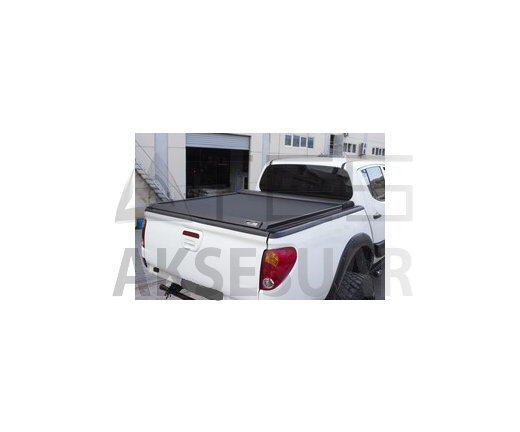 Mitsubishi L200 Omback Sürgülü Bagaj Kapama Düz Kasa Kobra Rollbar için Siyah 2006-2015 Arası