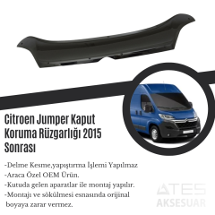Citroen Jumper Kaput Koruma Rüzgarlığı 2015 Sonrası